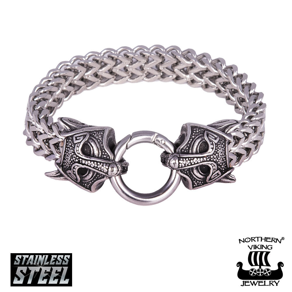 Northern Viking Jewelry®-Bracelet "Guardian Wolf"