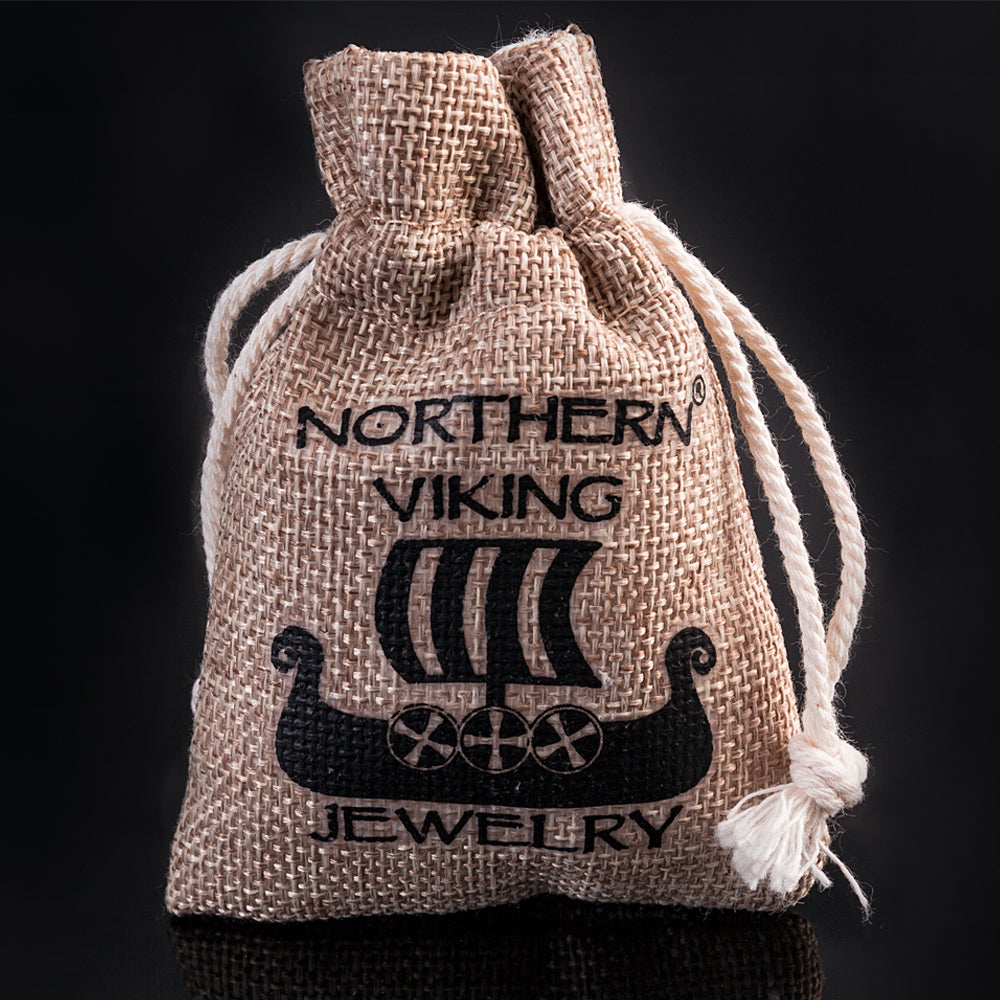 Northern Viking Jewelry®-Pendant "Fenrir Wolfhead Thor's Hammer"